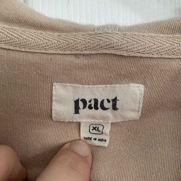 Pact women’s size XL cut-off sleeve hoodie 100% organic cotton - Picture 3 of 6